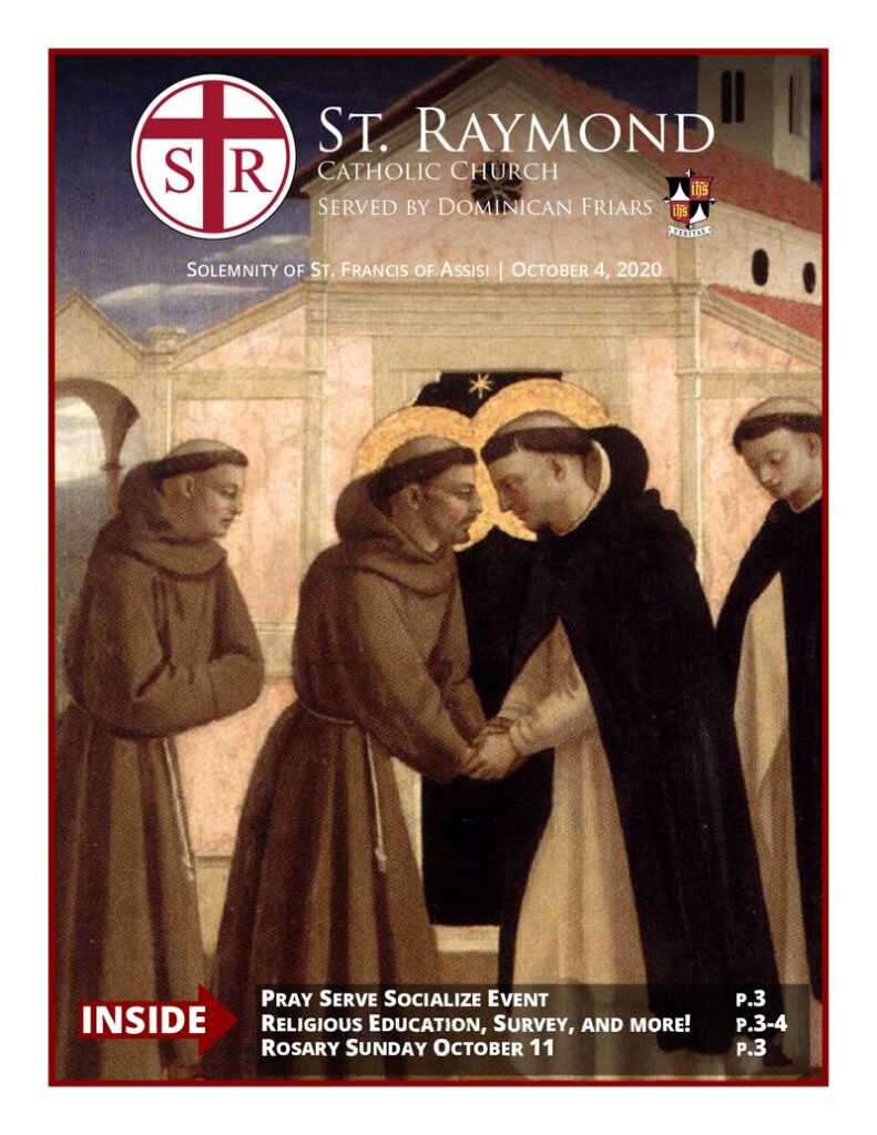 October 4, 2020 – Solemnity of St. Francis thumbnail