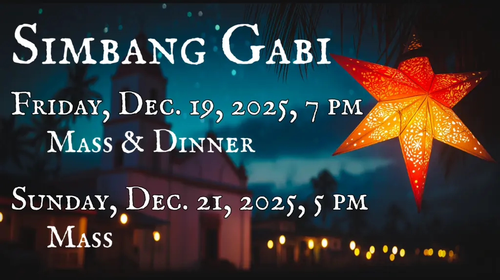 Simbang Gabi Mass & Dinner