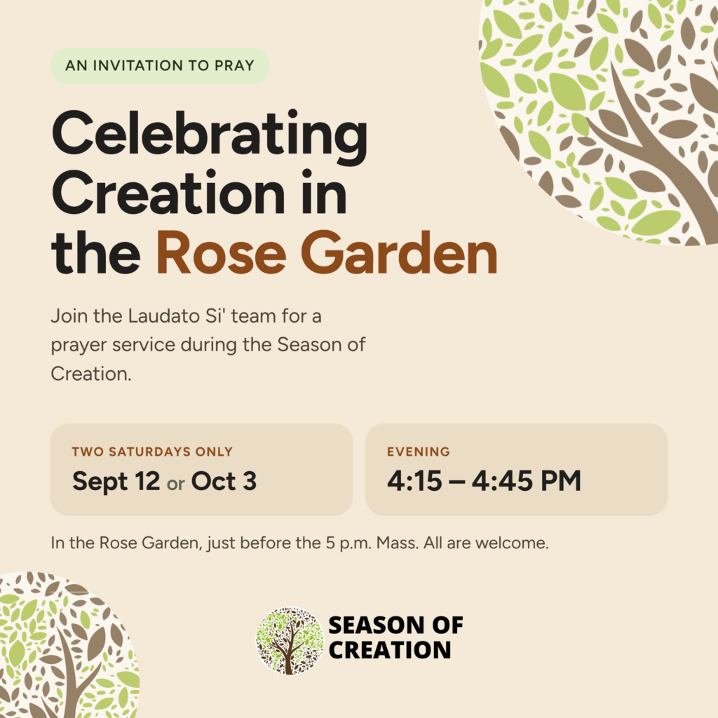 Celebrating Creation Prayer Service